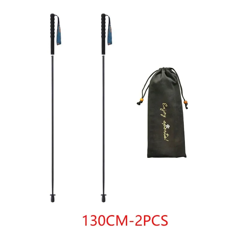 Ultra Light Weight Trekking Poles Foldable Hiking Sticks Carbon Fiber Hiking Poles Walking Sticks Trekking Stick