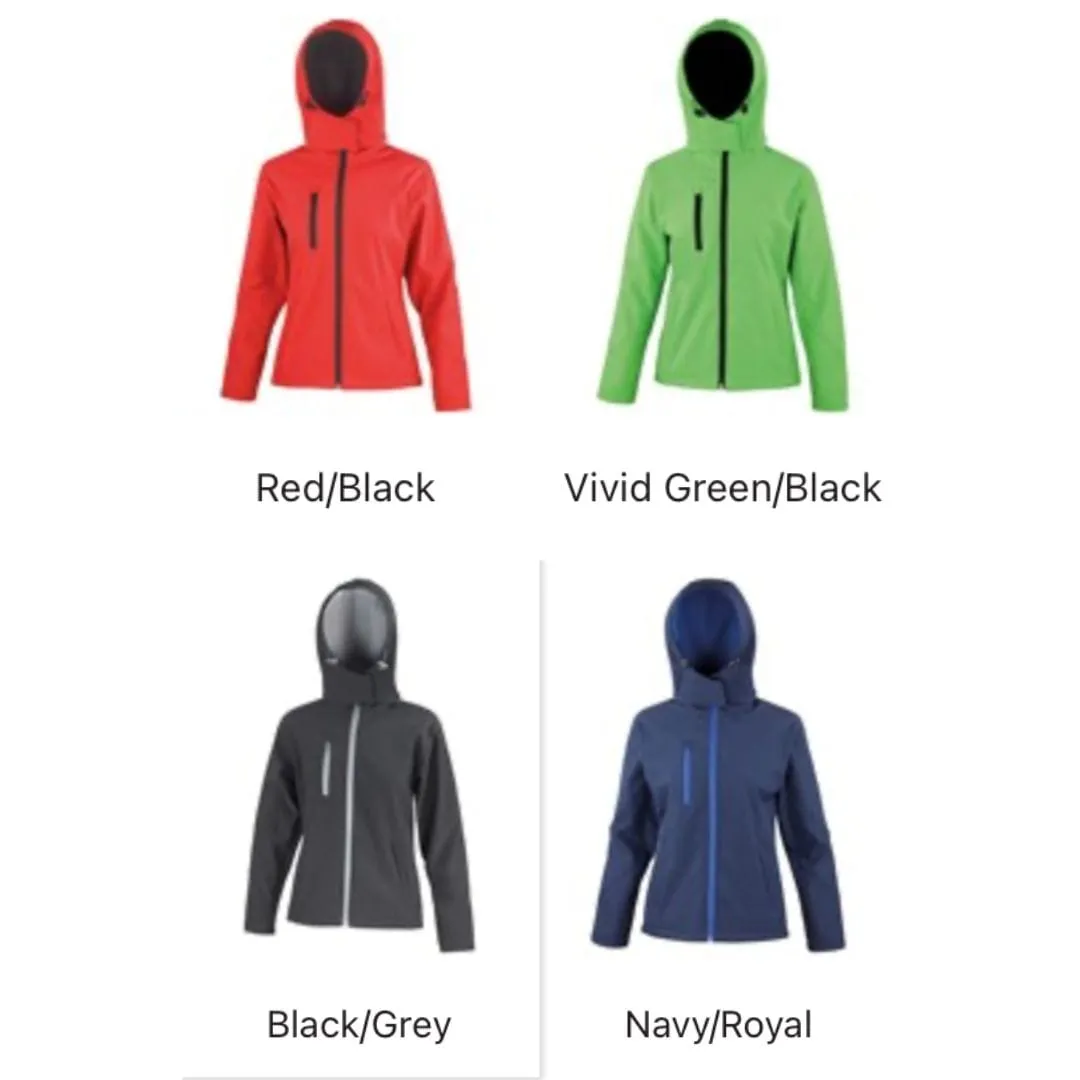 Vegan Women's Core TX Performance Hooded Softshell Jacket | Multiple Colours