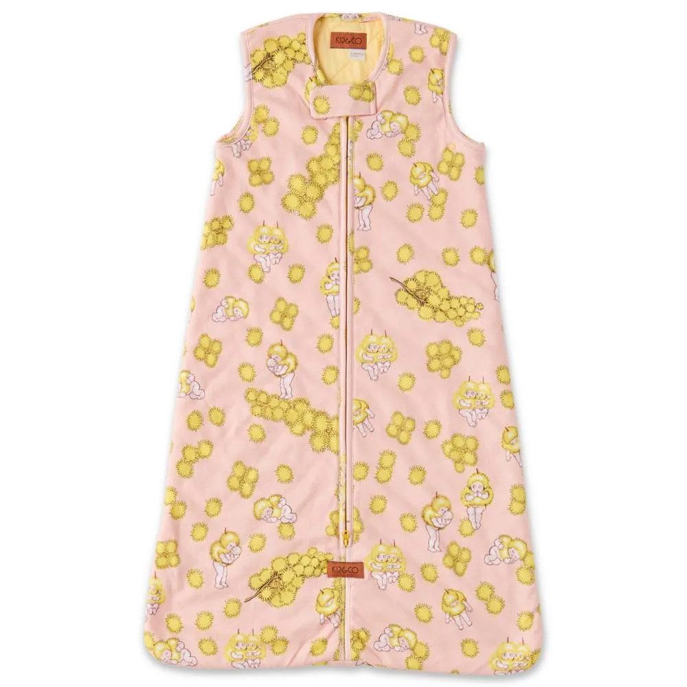 Wattle Dance Pink Sleeping Bag