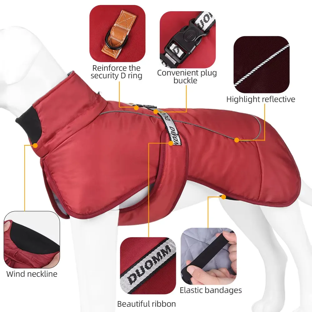 Windproof Jacket for Large Dogs